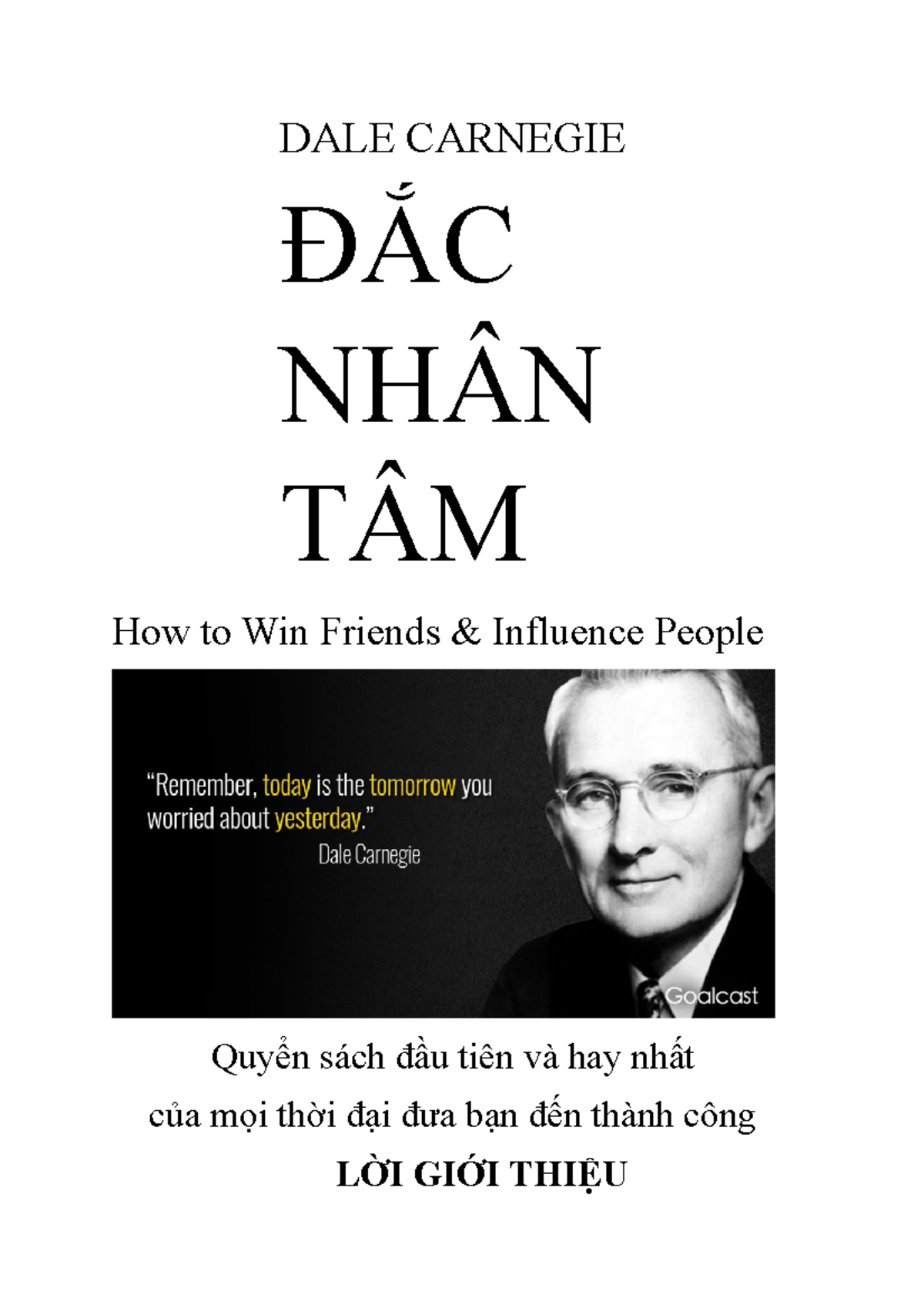 Đắc Nhân Tâm
